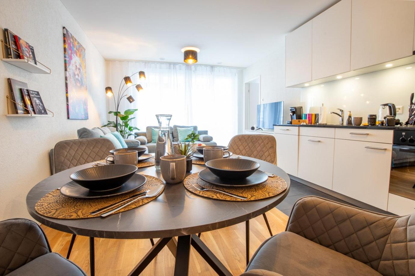 Special Einstein II Apartment Basel, Messe Kleinbasel 10-Star Exterior foto